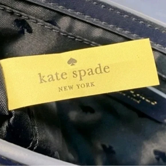 Kate Spade Blue and Black Floral Crossbody Bag - Picture 5 of 11